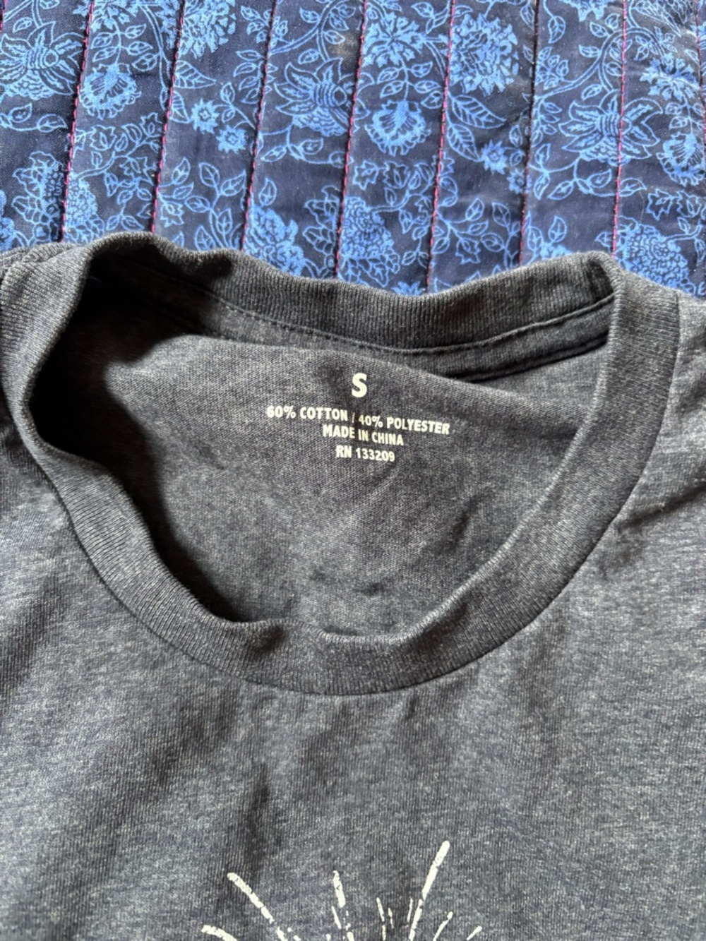 Born Free Graphic Eagle Tee - Charcoal - Picture 2 of 3